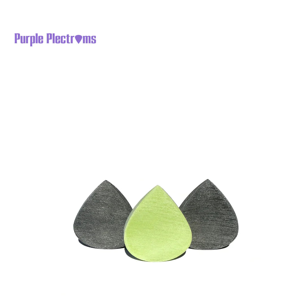 Purple Plectrums MidTech Blade Handmade UHMWPE Guitar Pick - Ploutone