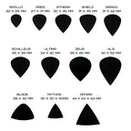 Purple Plectrums MidTech Zeus Handmade UHMWPE Guitar Pick - Ploutone