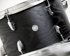 British Drum Co. Raven Series Club 22 Drum Kit - 3pc Birch Shell Pack - Black Ash Satin - Ploutone