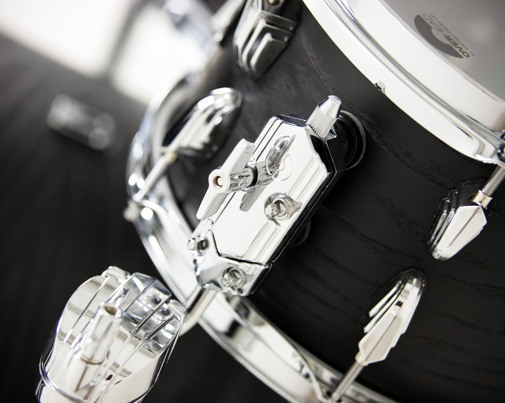 British Drum Co. Raven Series Club 22 Drum Kit - 3pc Birch Shell Pack - Black Ash Satin - Ploutone