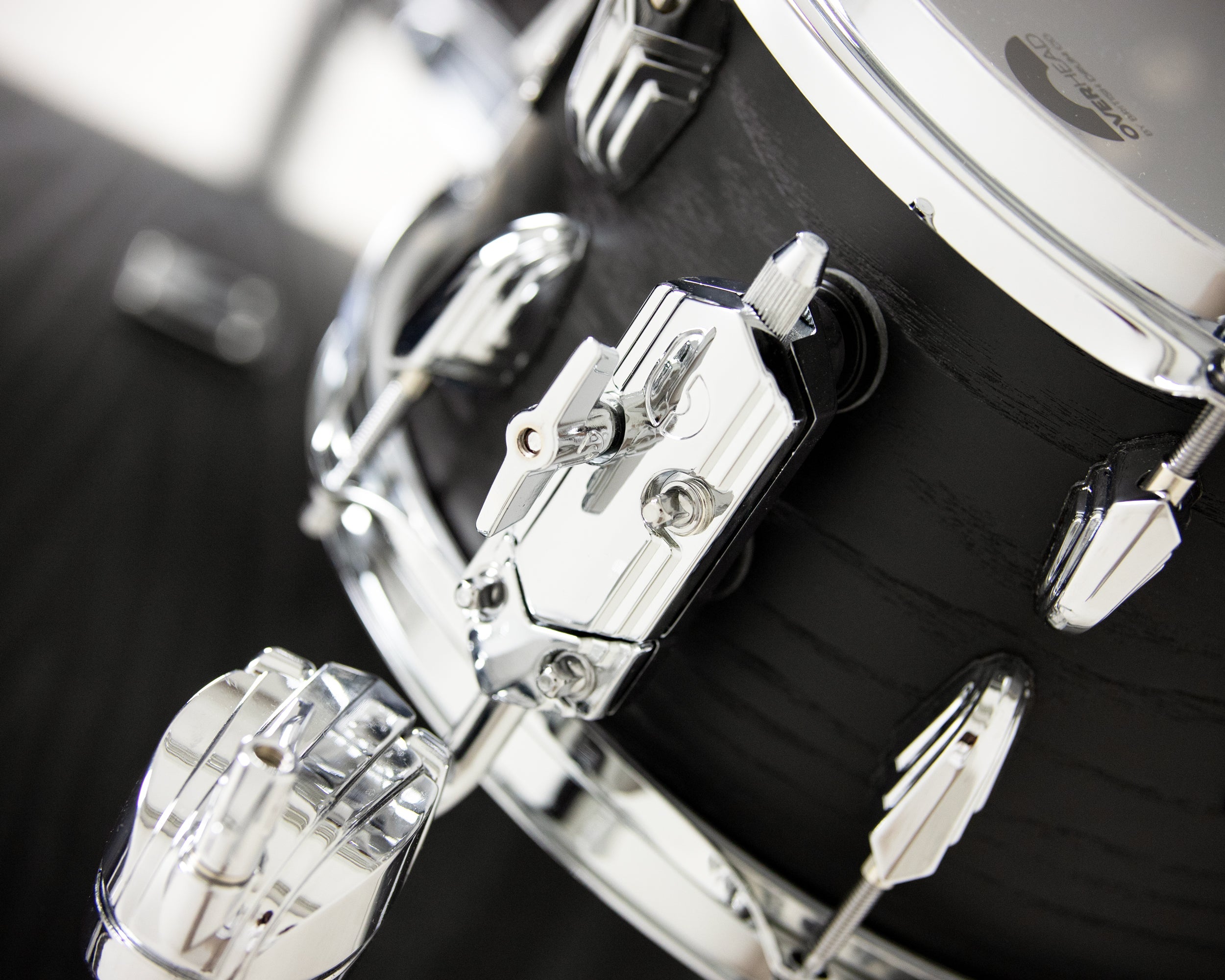 British Drum Co. Raven Series Club 22 Drum Kit - 3pc Birch Shell Pack - Black Ash Satin - Ploutone