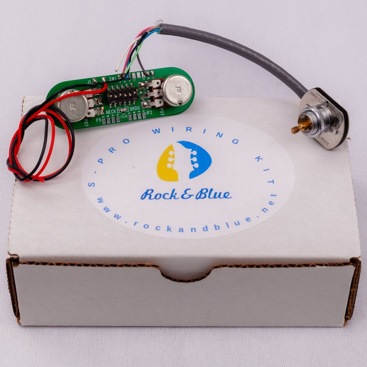 S-PRO HH & Coil Split Guitar Wiring Harness with 6-Way Toggle Switch