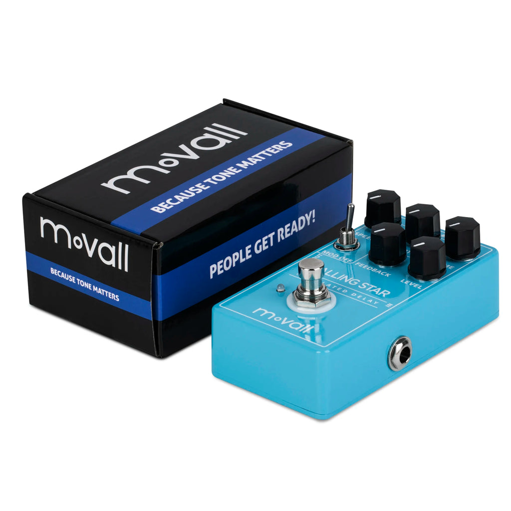 Movall MP104 Falling Star Modulated Delay Guitar Effect Pedal - Ploutone