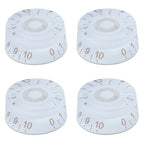 Guitar Speed Knobs, 18 Spline Metric - White / Gold Lettering Default Title - Ploutone