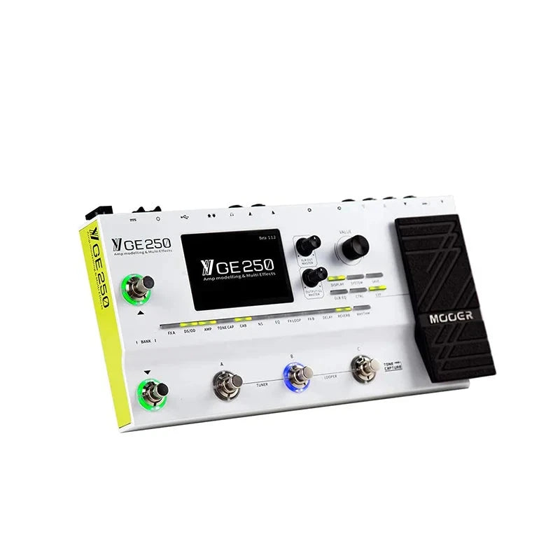 MOOER GE250 Amp Modeler and Multi-Effects Guitar Pedal | Ploutone MOOER GE250 Amp Modeler and Multi-Effects Guitar Pedal | Ploutone