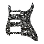 Yamaha Pacifica 012, EG112, 112J Pickguard - 30+ Colors 4-Ply Black Pearl Shell - Ploutone