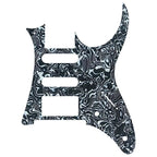 Ibanez RG350DX HSS Pickguard - 4-Ply Black Shell - Ploutone