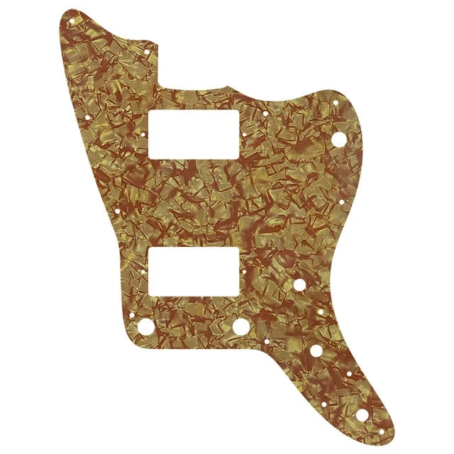 MIJ Jazzmaster PAF Pickguard (No Upper Controls) - 4-Ply Bronze Pearl Pickguards from Ploutone