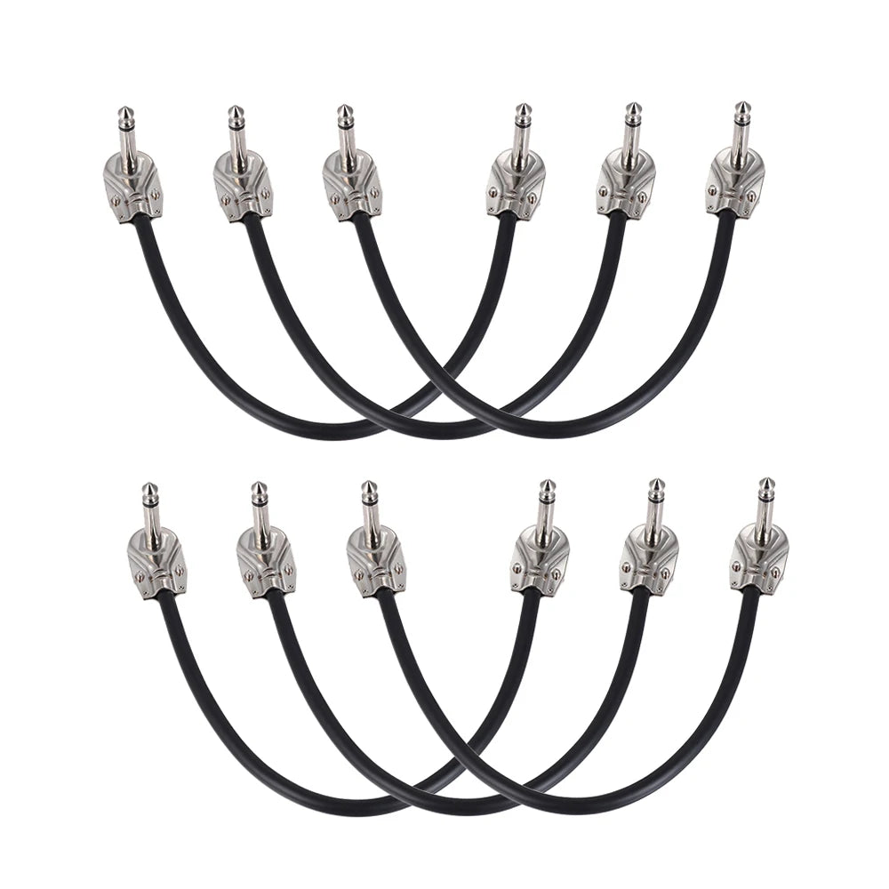 Ammoon Guitar Patch Cable - 6 or 12 inch - Right Angle - Ploutone