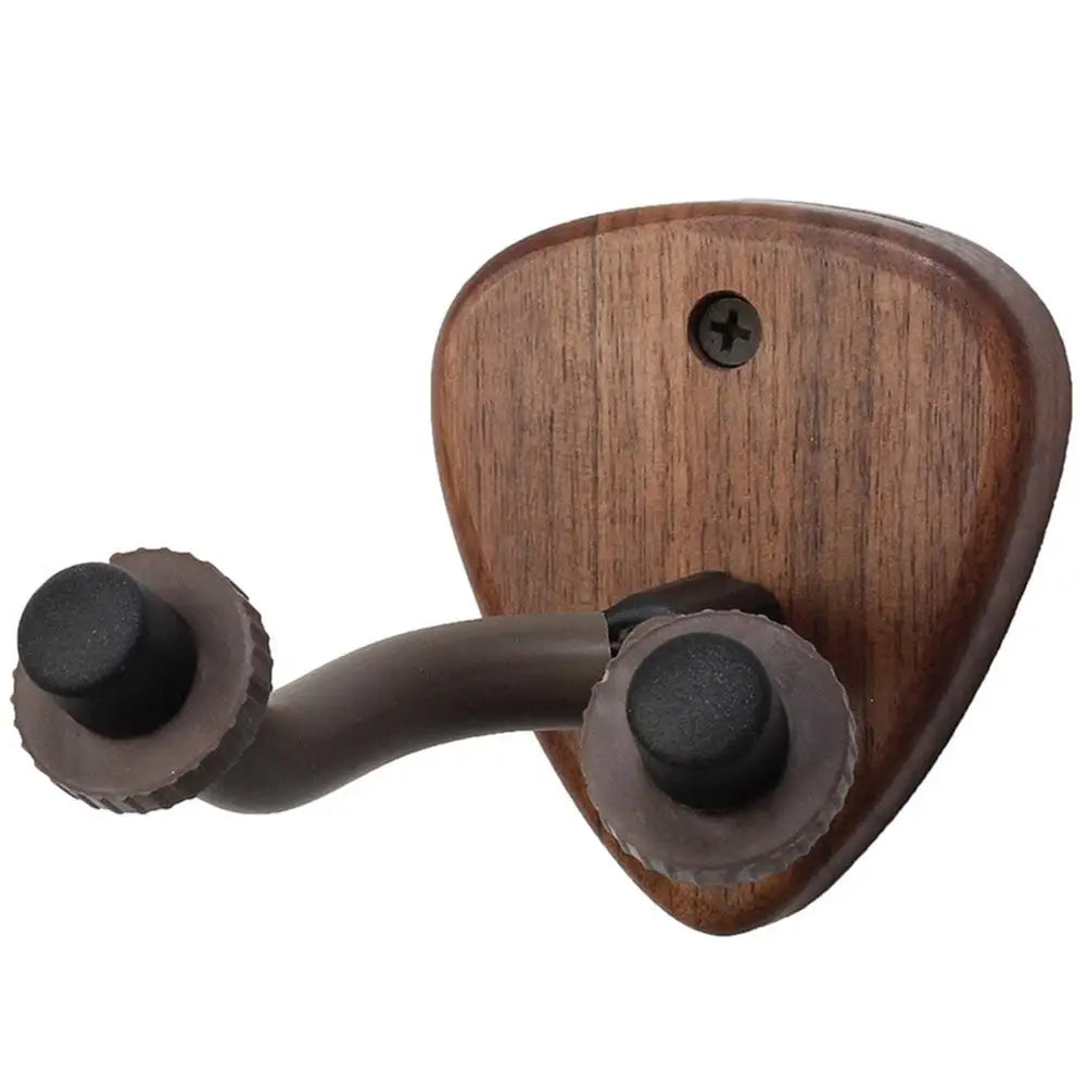 Natural Wood Guitar Mount with Pick Holder - Ploutone