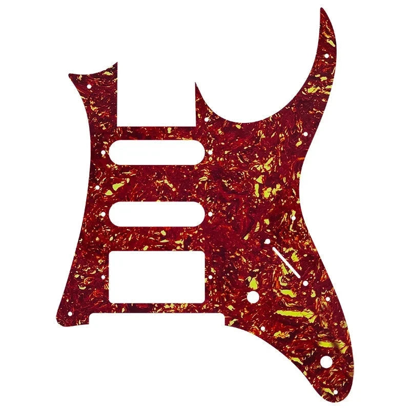 Ibanez RG350DX HSS Pickguard - 25+ Colors 4-Ply Red Tortoise - Ploutone