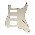 Fender Stratocaster HSS Pickguard (Open Humbucker) - 3-Ply Parchment HSS Stratocaster Pickguards from Ploutone