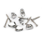 Individual Locking Headless Guitar Nuts - Set of 6 Chrome - Ploutone