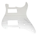 11-Hole HH Metal Strat Pickguard - Brushed Aluminum - Ploutone