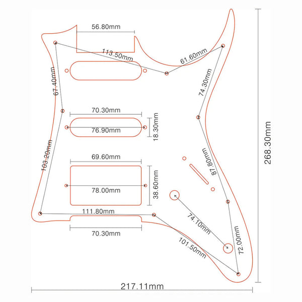 Ibanez GIO GRX40 Pickguard - 20+ Colors  from Ploutone
