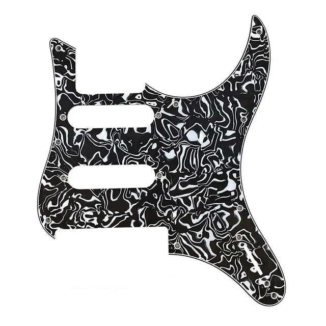 Yamaha Pacifica 112V, 212V, 612V Pickguard - 4-Ply Black Shell - Ploutone