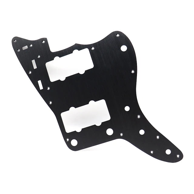 Metal Jazzmaster Pickguard 13-Hole - Black Aluminum - Ploutone