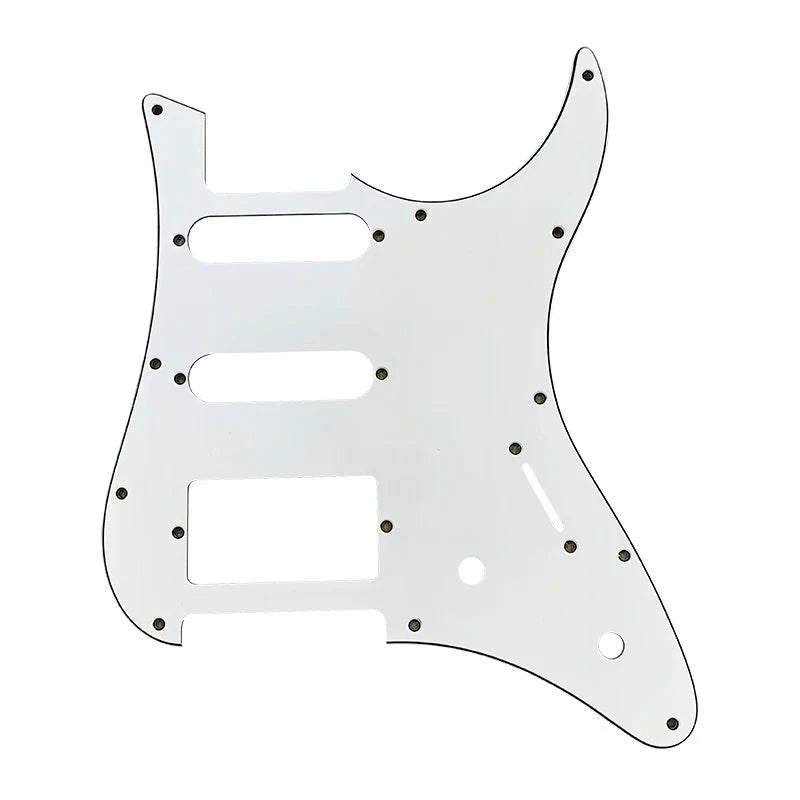 Yamaha Pacifica 012, EG112, 112J Pickguard - 30+ Colors 3-Ply White - Ploutone