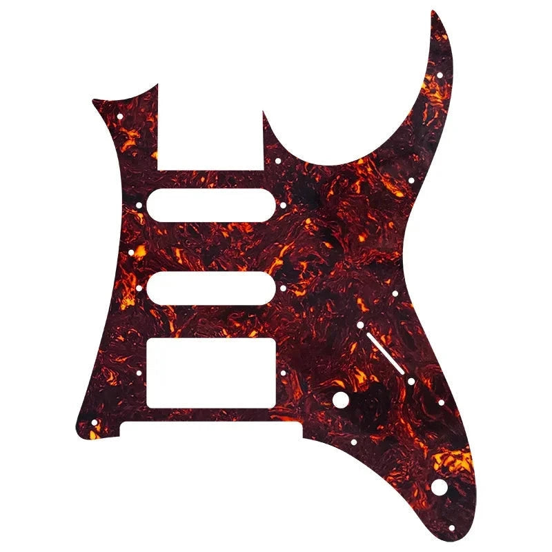 Ibanez RG350DX HSS Pickguard - 25+ Colors 4-Ply Brown Tortoise - Ploutone