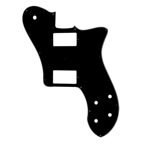 72' Deluxe Telecaster Pickguard (PAF Humbuckers) - 3-Ply Black Default Title - Ploutone