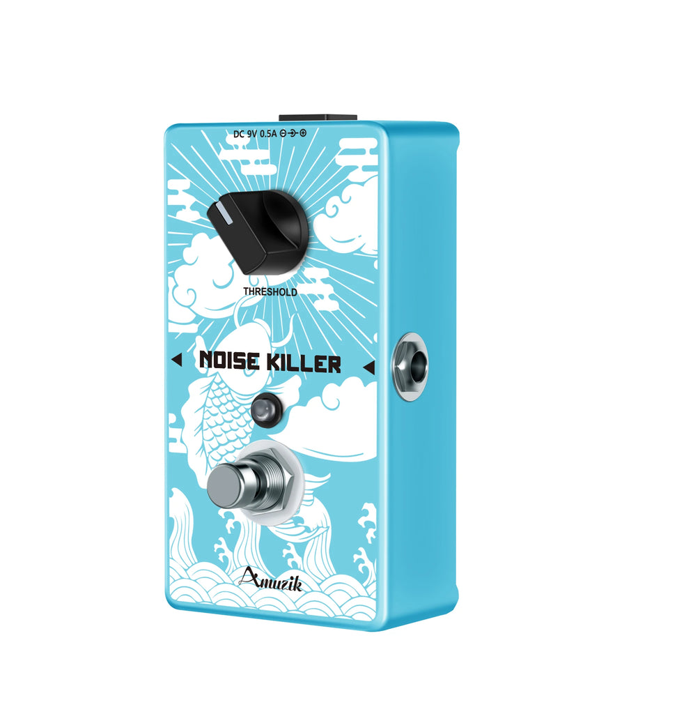 Amuzik Noise Gate Pedal, Noise Killer Guitar Pedal Noise Suppressor Effect for Electric Guitar and Bass True Bypass  from Ploutone