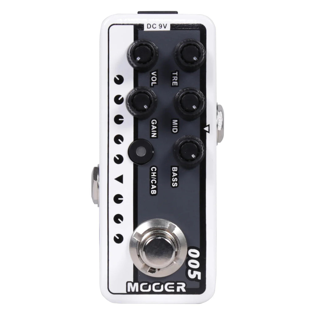 MOOER Micro Preamp 005 Brown Sound 3 - Digital Preamp Effect Pedal - Ploutone