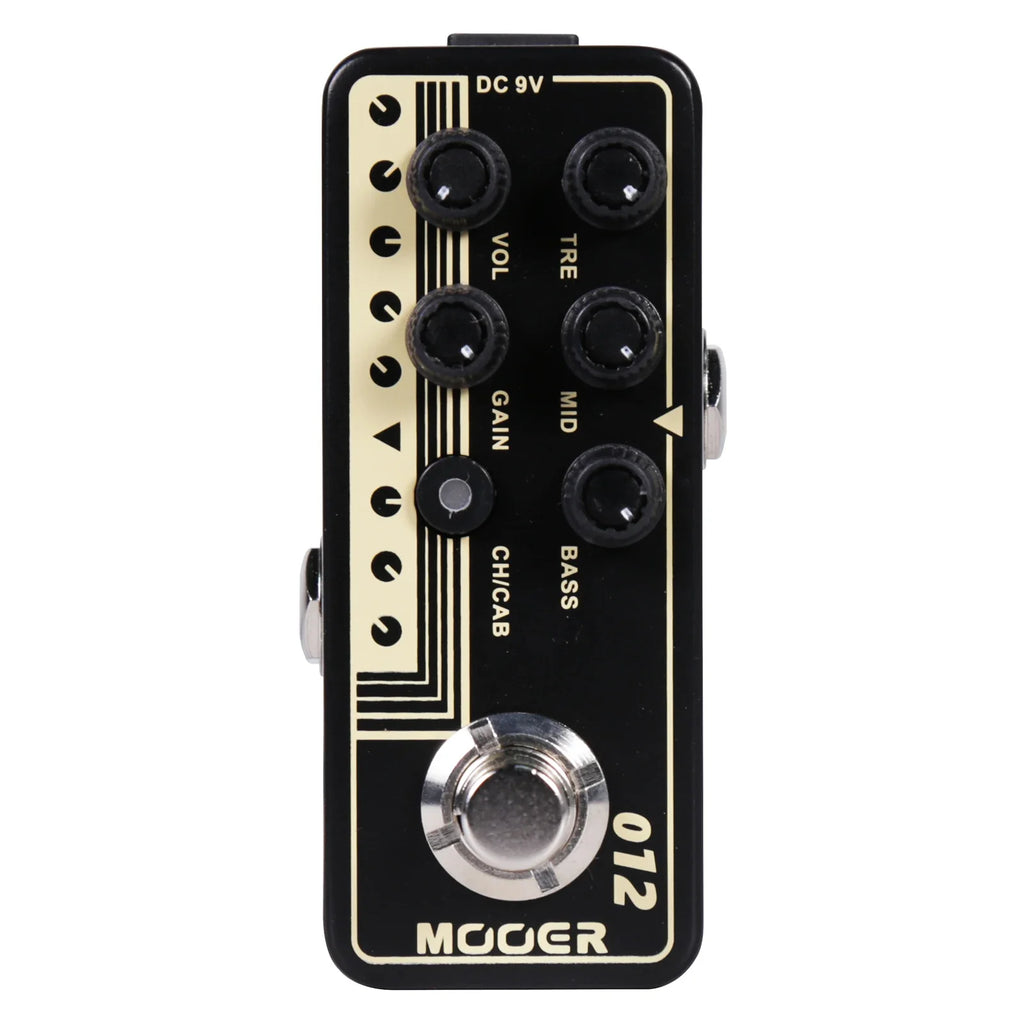 MOOER Micro Preamp 012 US Gold 100  - Digital Preamp Effect Pedal  from Ploutone