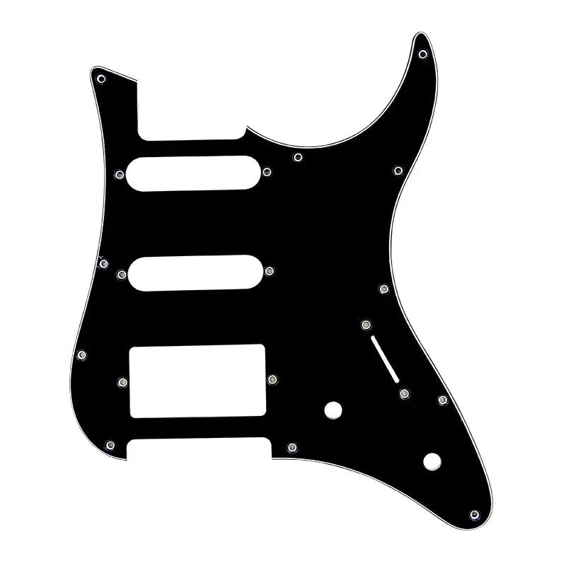 Yamaha Pacifica 012, EG112, 112J Pickguard - 30+ Colors 3-Ply Black - Ploutone