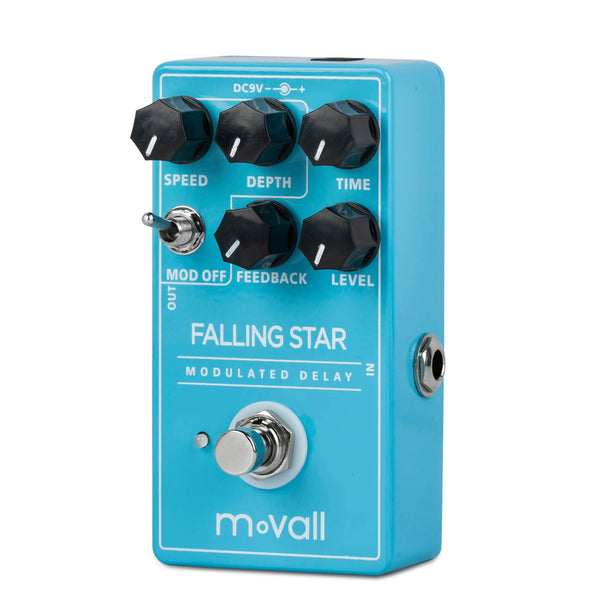 Movall MP104 Falling Star Modulated Delay Guitar Effect Pedal - Ploutone