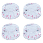Guitar Speed Knobs, 18 Spline Metric - Transparent Red Knobs from Ploutone