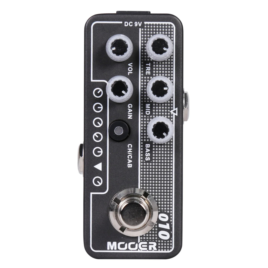MOOER Micro Preamp 010 Two Stones  - Digital Preamp Effect Pedal  from Ploutone