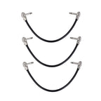 Ammoon Guitar Patch Cable - 6 or 12 inch - Right Angle 30cm 3PCS - Ploutone