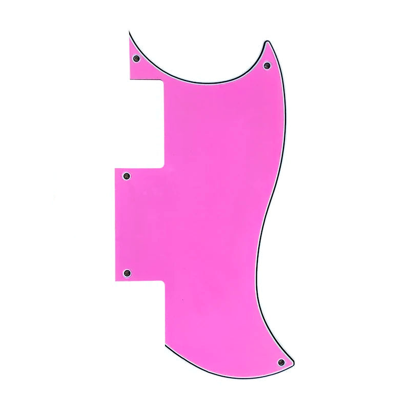 Epiphone SG Special Pickguard - 30+ Colors 3-Ply Pink - Ploutone