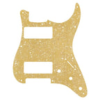 11-Hole Dual P90 Strat Pickguard - 25+ Colors 4-Ply Cream Pearl - Ploutone