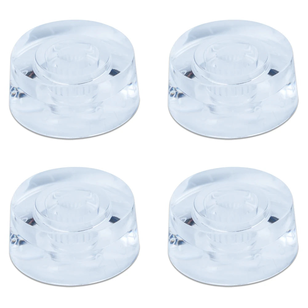 Guitar Speed Knobs, 18 Spline Metric - Transparent White Knobs from Ploutone