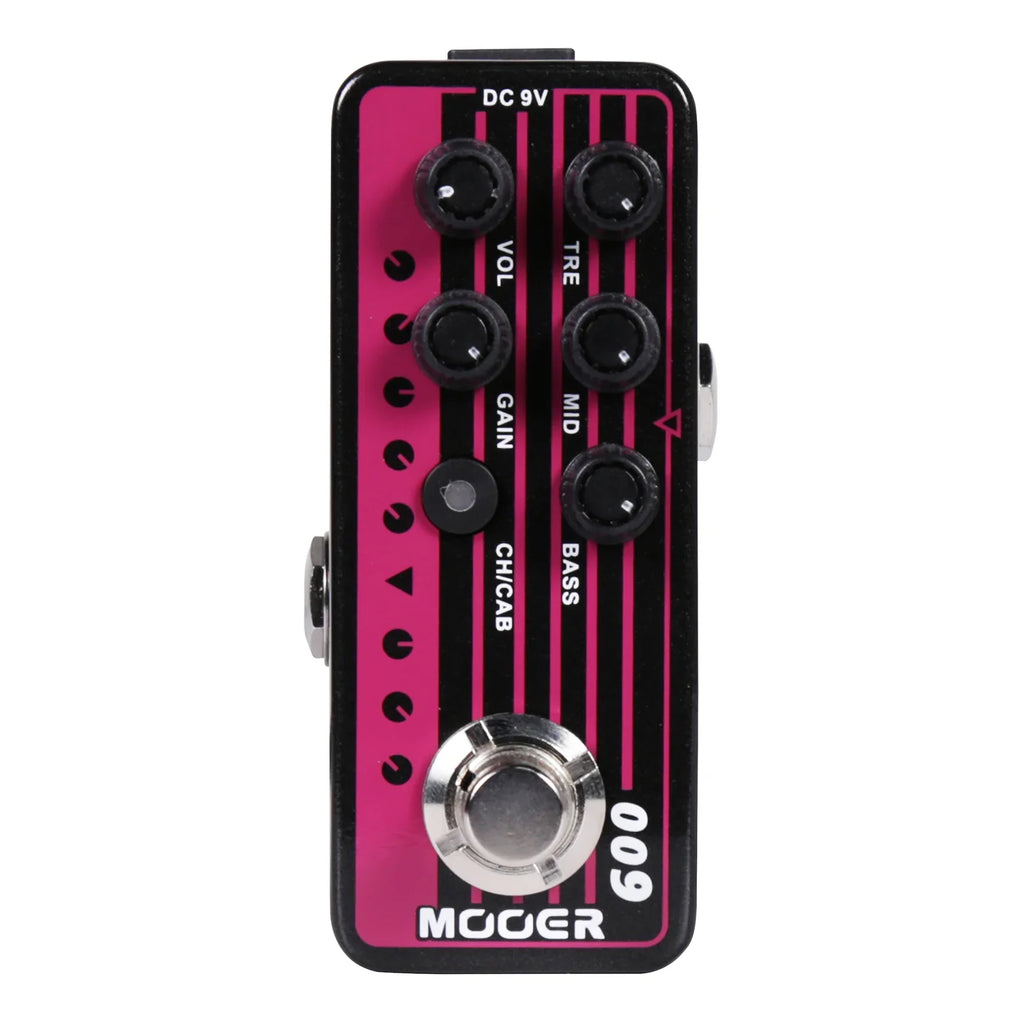 MOOER Micro Preamp 009 Blacknight - Digital Preamp Effect Pedal  from Ploutone