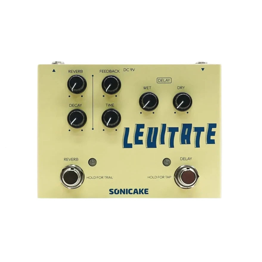 SONICAKE Delay Reverb 2 in 1 Guitar Effects Pedal Digital Levitate QDS