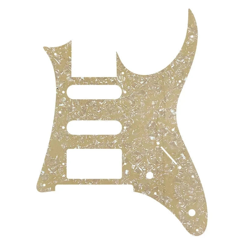 Ibanez RG350DX HSS Pickguard - 25+ Colors 4-Ply Parchment Pearl - Ploutone