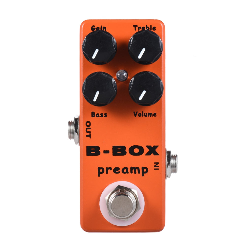 mosky guitar pedals MOSKY B-Box Electric Guitar Preamp Overdrive Effect Pedal Metal Shell