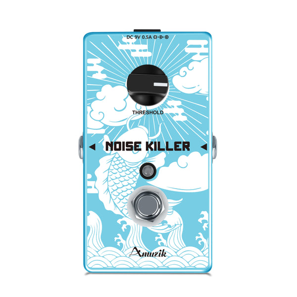 Amuzik Noise Gate Pedal, Noise Killer Guitar Pedal Noise Suppressor Effect for Electric Guitar and Bass True Bypass  from Ploutone