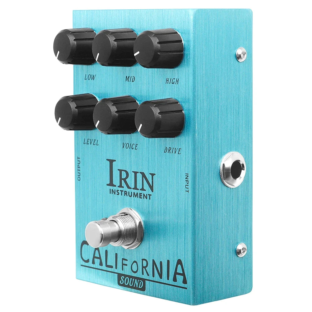 bass crunch pedal IRIN Southside Analog Overdrive Pedal: Mesa Boogie MKII Tone & Crunch for Electric Guitar & Bass (True Bypass)