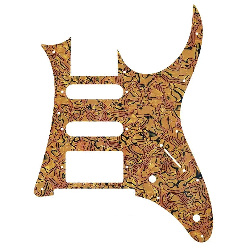 Ibanez RG350DX HSS Pickguard - 4-Ply Orange Shell - Ploutone