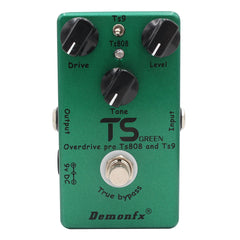 Demonfx TS Green - TS9 and TS808 Dual Overdrive Pedal