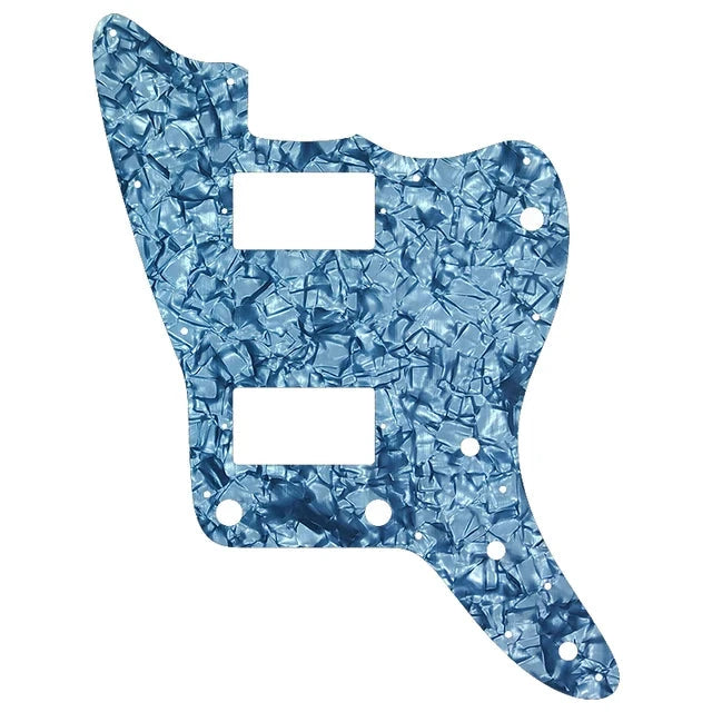 MIJ Jazzmaster PAF Pickguard (No Upper Controls) - 3-Ply Gray Pearl Pickguards from Ploutone