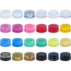 Guitar Speed Knobs, 18 Spline Metric - Multiple Colors - Ploutone