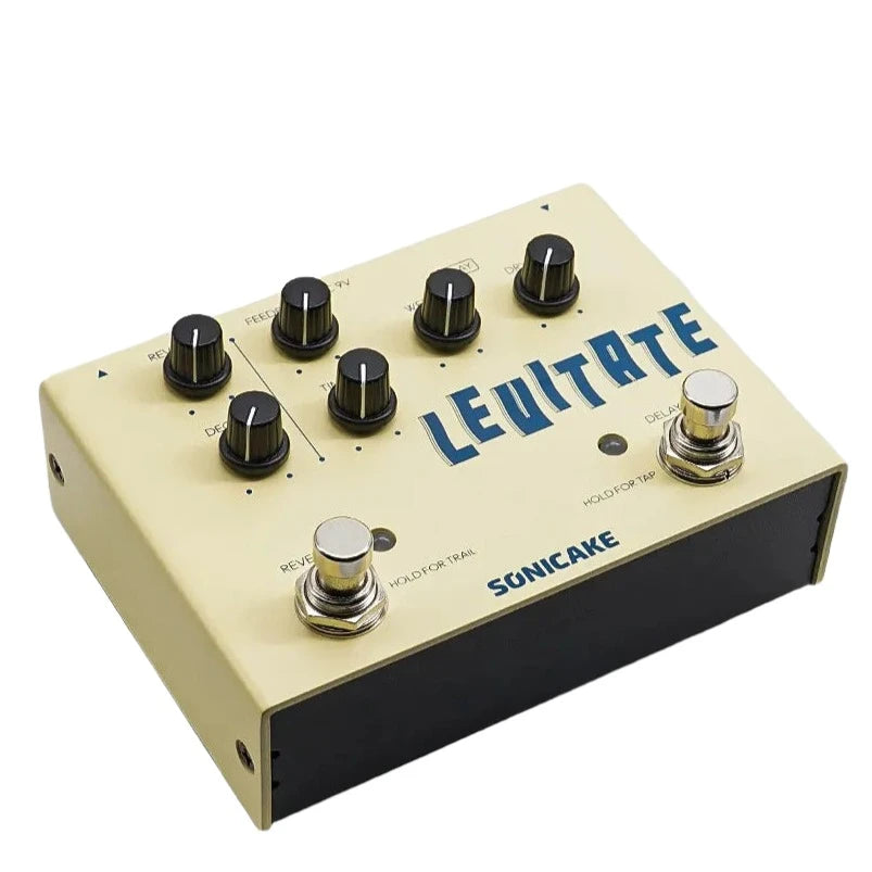 SONICAKE Delay Reverb 2 in 1 Guitar Effects Pedal Digital Levitate QDS