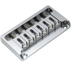 Ibanez Replacement Bridge (RG/ S) - Solid Brass, 52.5mm String Spacing, String-Through Chrome - Ploutone