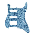 Fender Stratocaster HSS Pickguard (Open Humbucker) - 3-Ply Grey Pearl HSS Stratocaster Pickguards from Ploutone