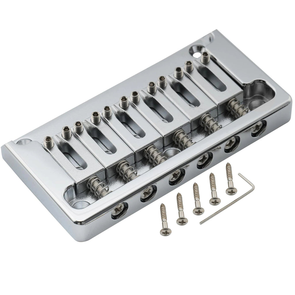 Ibanez Replacement Bridge (RG/ S) - Solid Brass, 52.5mm String Spacing, String-Through - Ploutone