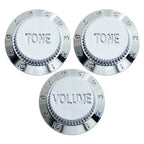 Electric Guitar Control Knobs, 24 Spline Imperial - Light Green & Black Knobs from Ploutone